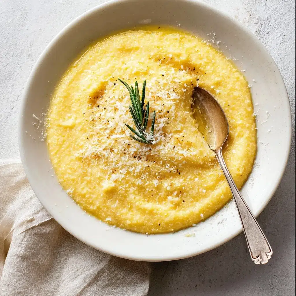Creamy Polenta with Parmesan Cheese Recipe - Recipe Image