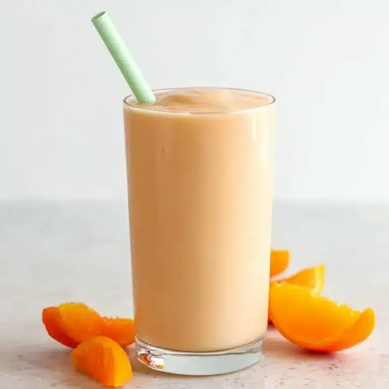 Vanilla Peach Smoothie Recipe