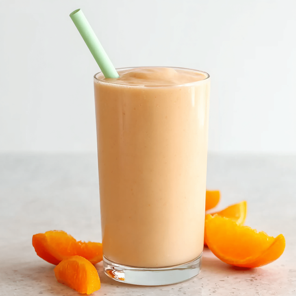 Vanilla Peach Smoothie Recipe - Recipe Image