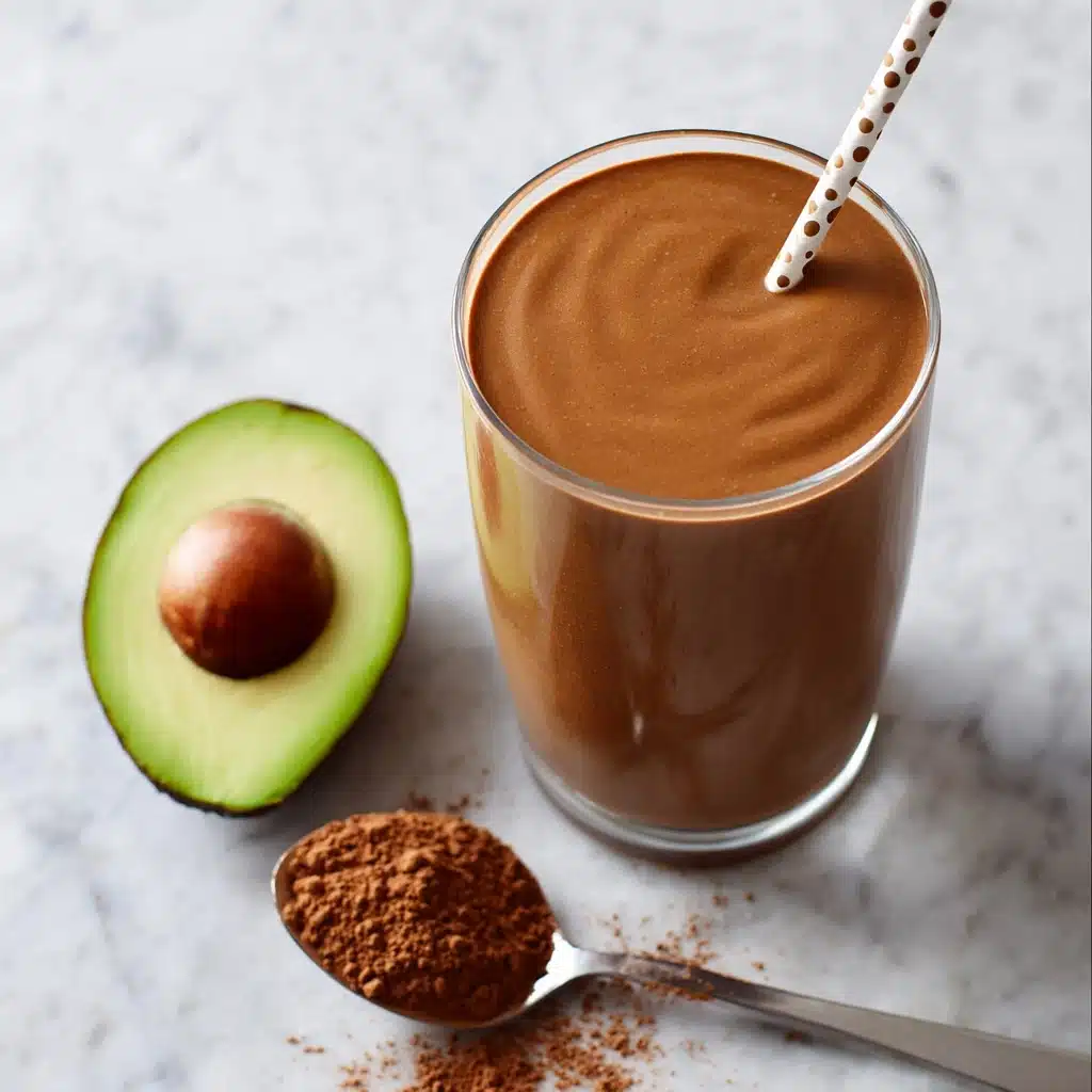 Healthy Chocolate Avocado Smoothie Recipe - Recipe Image