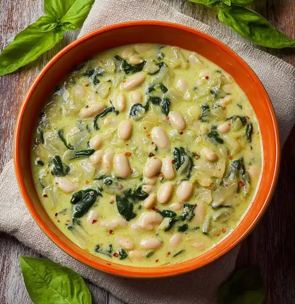 White Bean Pesto Soup Recipe