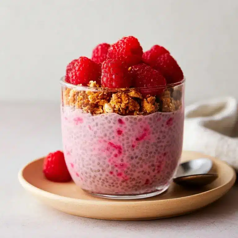 Raspberry Chia Seed Pudding Recipe