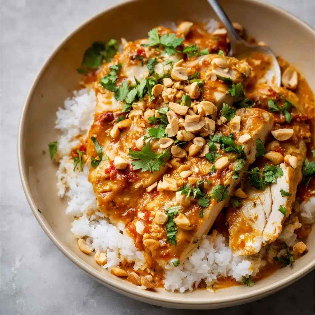 Slow Cooker Peanut Chicken Recipe - Recipe Image