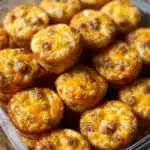 High-Protein Pancake Sausage Mini Muffins Recipe