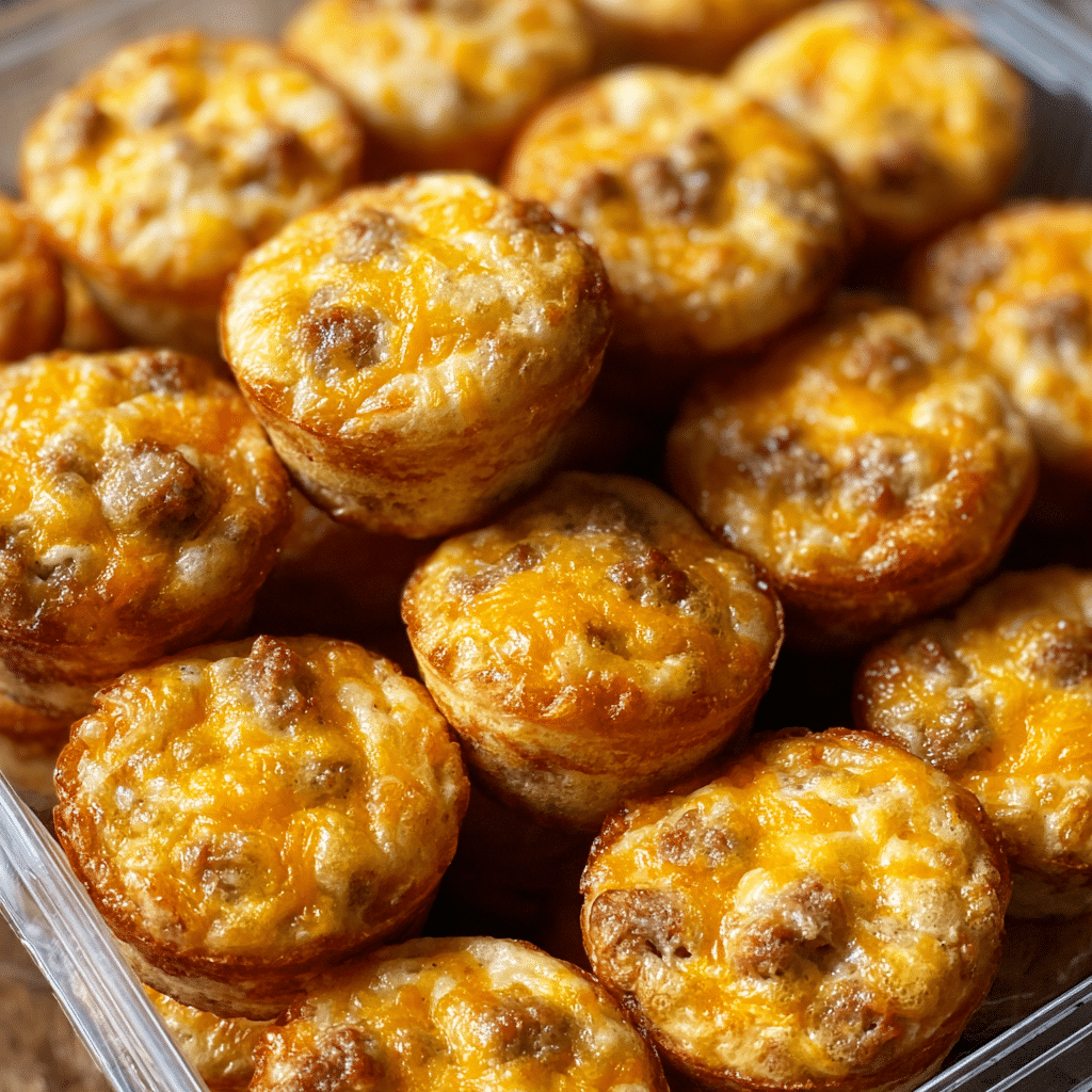 High-Protein Pancake Sausage Mini Muffins Recipe - Recipe Image