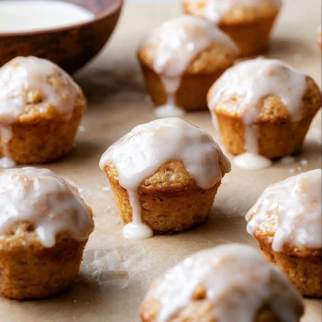 Mini Chai Muffins with Vanilla Bean Glaze Recipe - Recipe Image