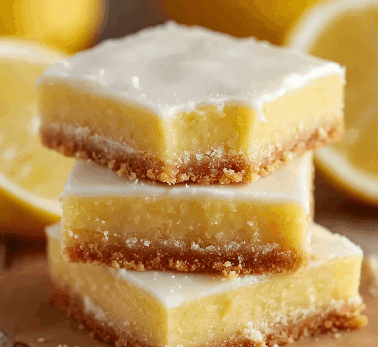 Lemon Brownies Recipe