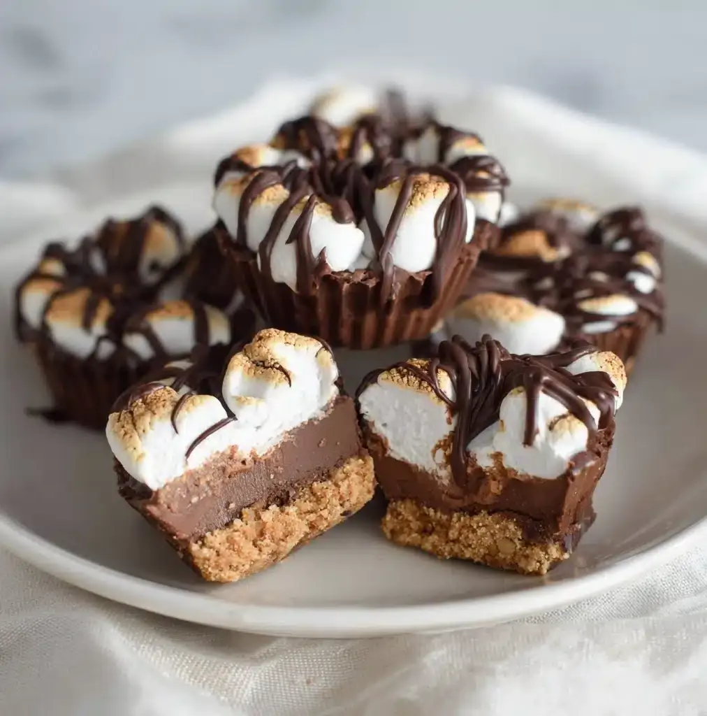 No Bake S'mores Cookie Dough Bites Recipe