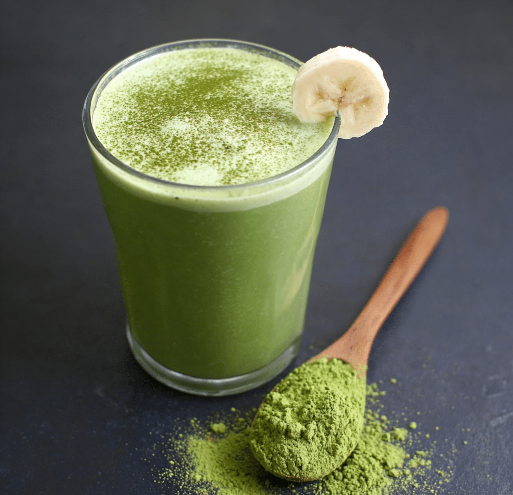 Creamy Banana Matcha Smoothie Recipe