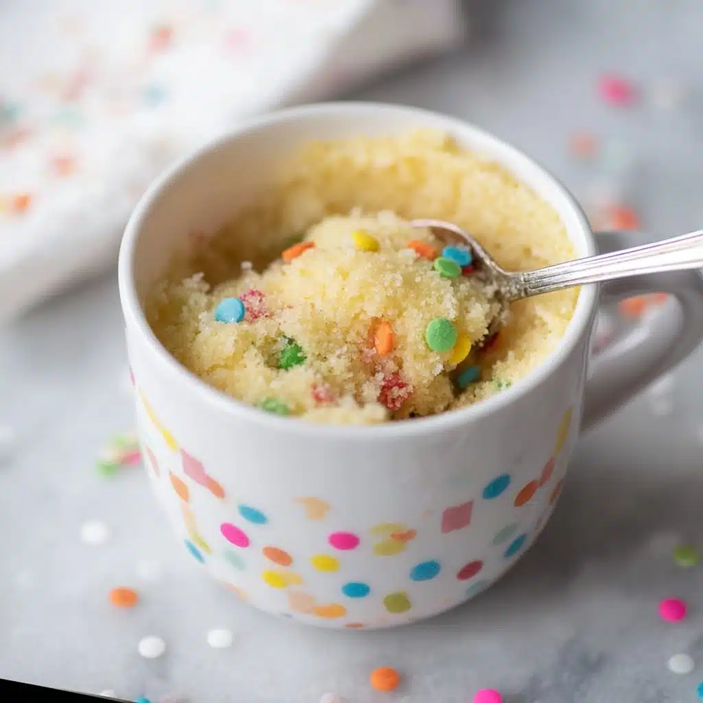 Microwave Vanilla Mug Cake Recipe - Recipe Image