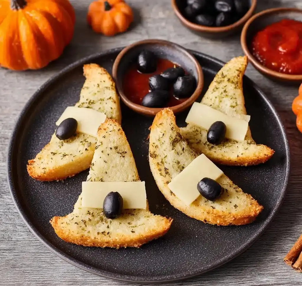 Halloween Crescent Roll Witches Hats Recipe