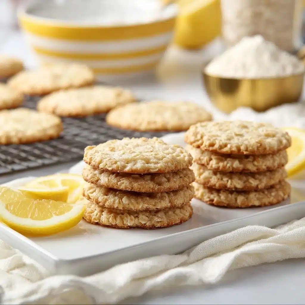Lemon Oatmeal Cookies Recipe - Recipe Image