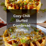 Cornbread Waffles Stuffed with Chili Recipe