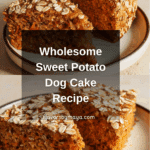 Sweet Potato and Oatmeal Dog Cake Recipe