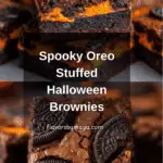 Halloween Oreo stuffed brownies Recipe