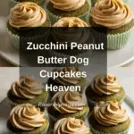 Zucchini & Peanut Butter Dog Cupcakes Recipe
