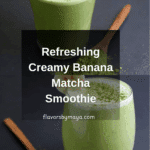 Creamy Banana Matcha Smoothie Recipe