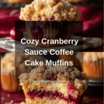 Leftover Cranberry Sauce Coffee Cake Muffins Recipe