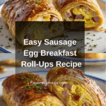 Sausage Egg Breakfast Roll-Ups Recipe