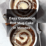 Healthy Cinnamon Roll Mug Cake Recipe