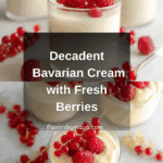 Bavarian Cream with fresh berries Recipe