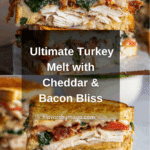 Turkey Melt with Cheddar, Spinach, and Bacon Recipe
