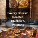 Boursin Roasted Chicken and Potatoes Recipe