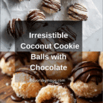 Coconut Cookie Balls with Chocolate Centers Recipe