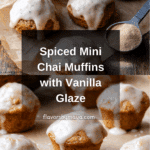 Mini Chai Muffins with Vanilla Bean Glaze Recipe