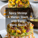 Spicy Shrimp Stacks with Mango Salsa Recipe