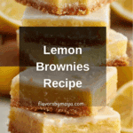 Lemon Brownies Recipe