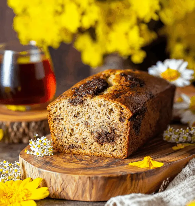 Maple-Bourbon Banana Bread Recipe