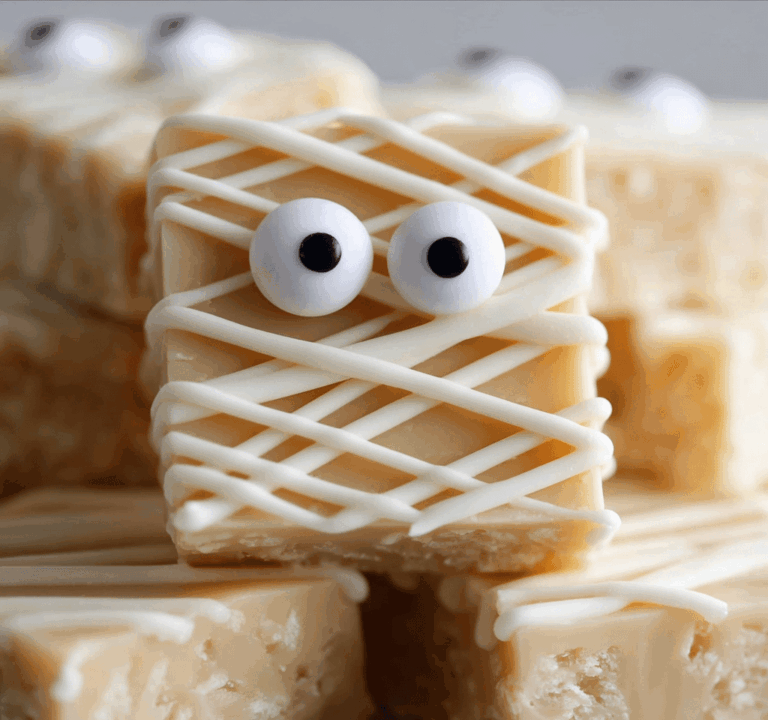 Halloween Mummy Fudge Recipe