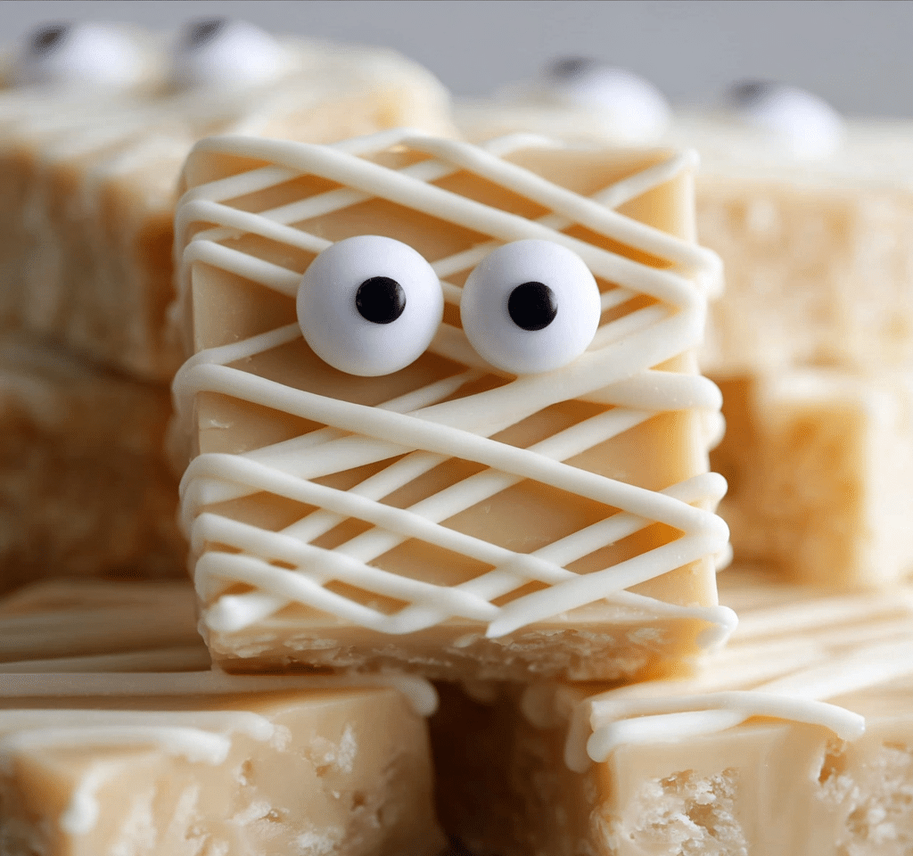 Halloween Mummy Fudge Recipe
