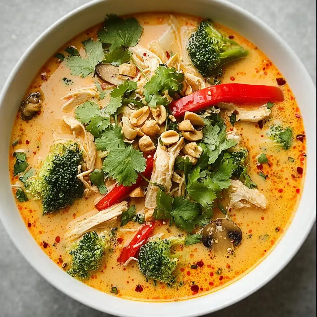 Slow Cooker Thai Coconut Chicken Soup Recipe