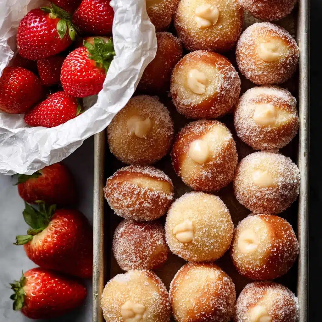 Strawberry Cheesecake Donut Holes Recipe