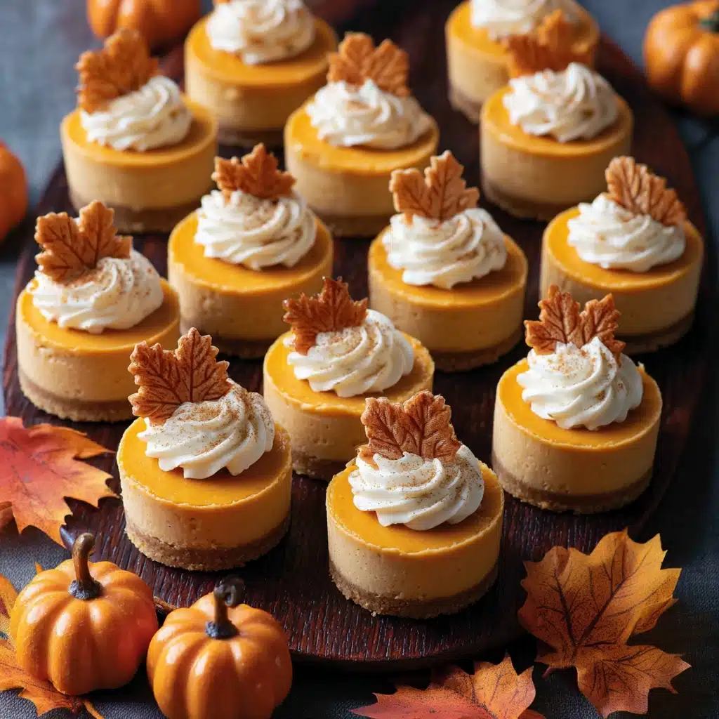 Mini Pumpkin Cheesecakes Recipe