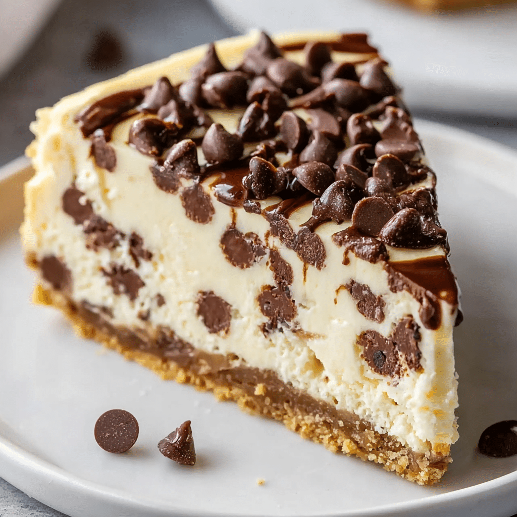 Chocolate Chip Cheesecake Recipe - Recipe Image