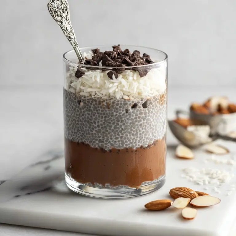 Almond Joy Overnight Chia Pudding Recipe