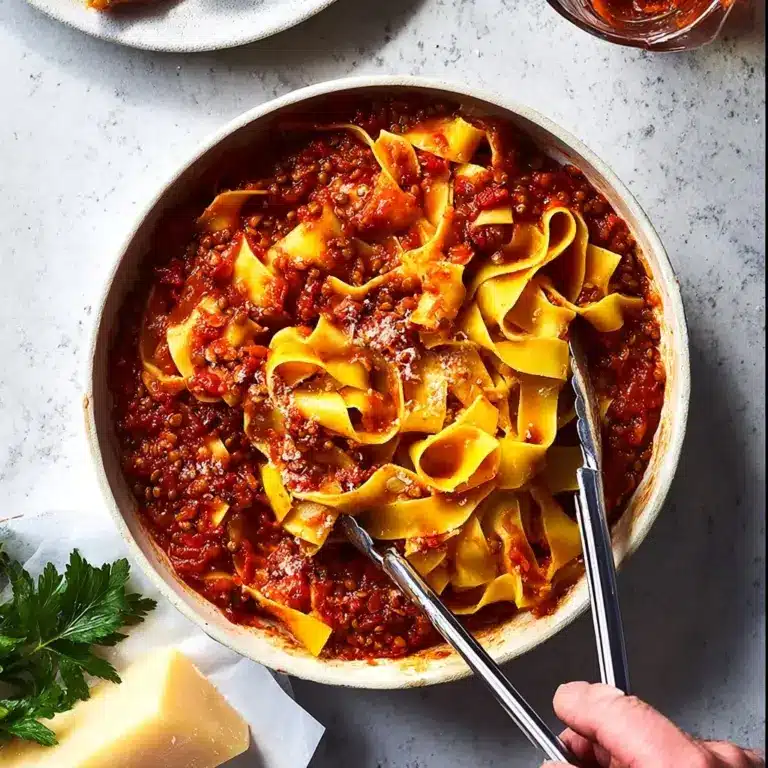 Lentil Pasta Recipe