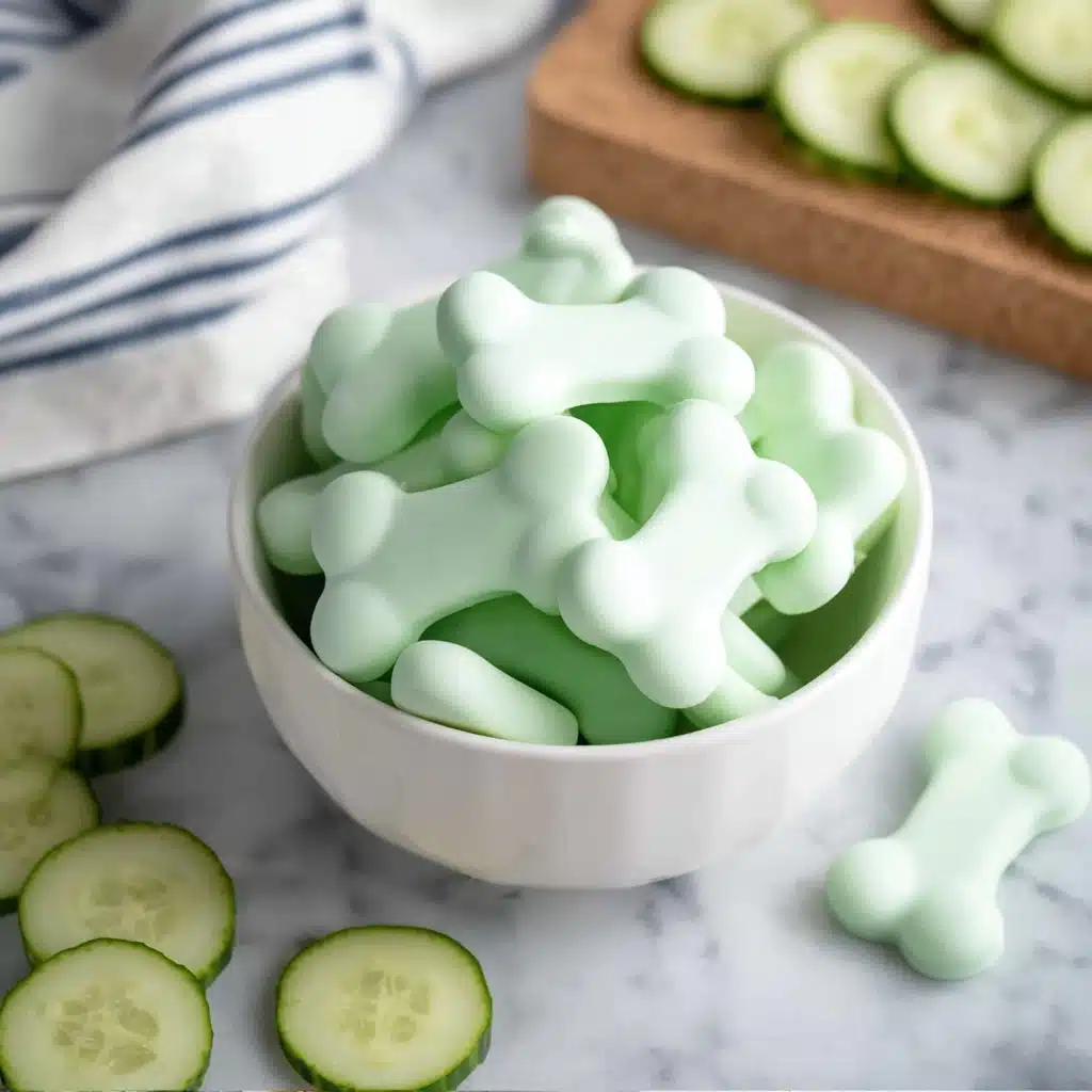Cucumber Yogurt Dog Treats Recipe - Recipe Image