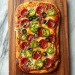 Delicious Hot Honey Flatbread Pizza Recipe