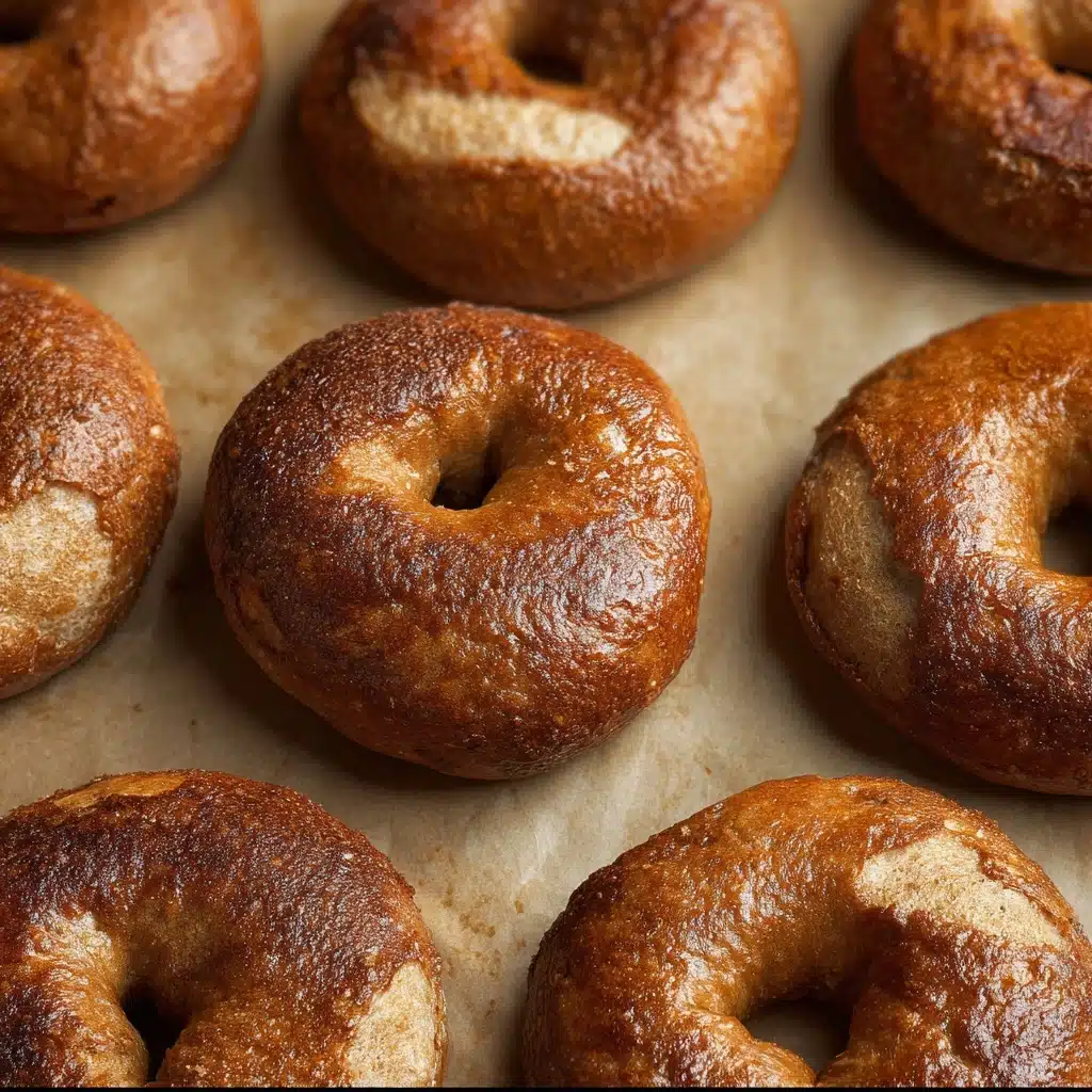 Homemade Pumpkin Bagels Recipe - Recipe Image