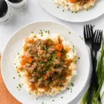 Fall Apple Cider Stew over Mashed Potatoes Recipe