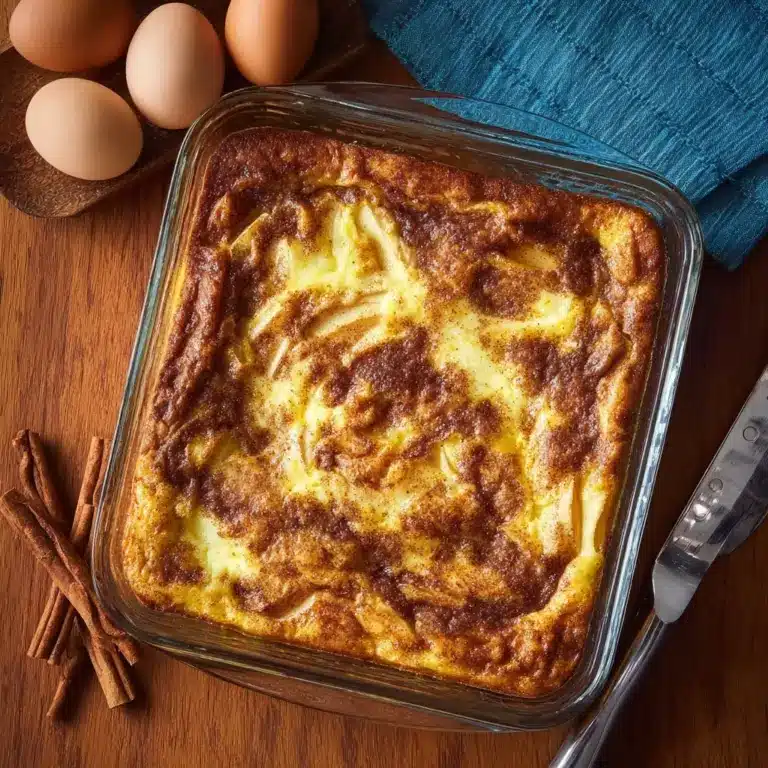 Apple Cinnamon Cottage Cheese Bake Recipe