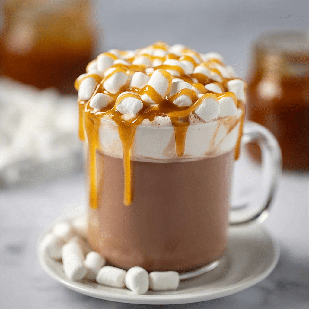 Salted Caramel Hot Chocolate Recipe - Recipe Image