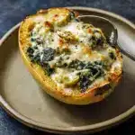 Spinach and Artichoke Stuffed Spaghetti Squash Recipe