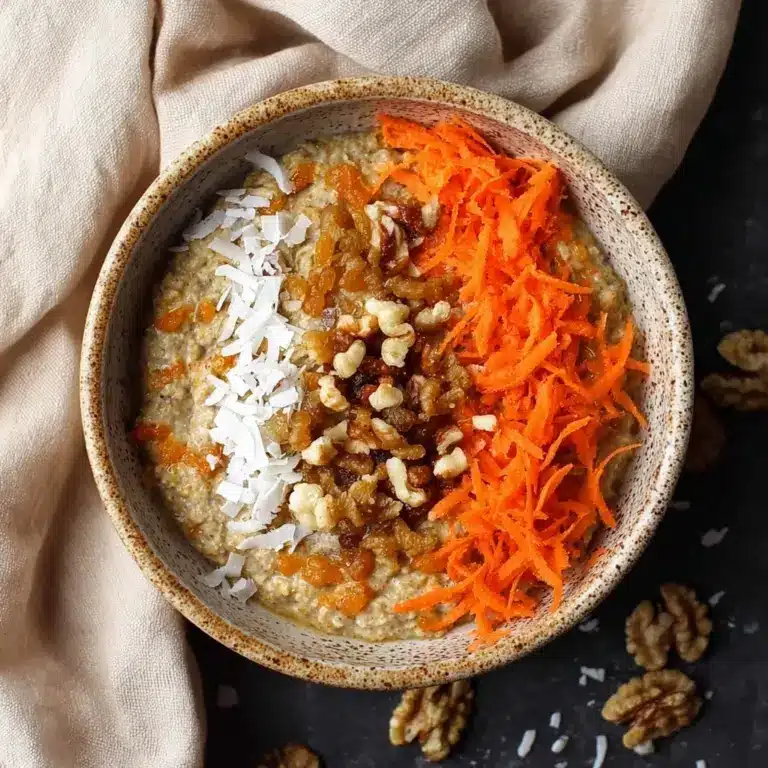 Carrot Cake Breakfast Bowl Recipe