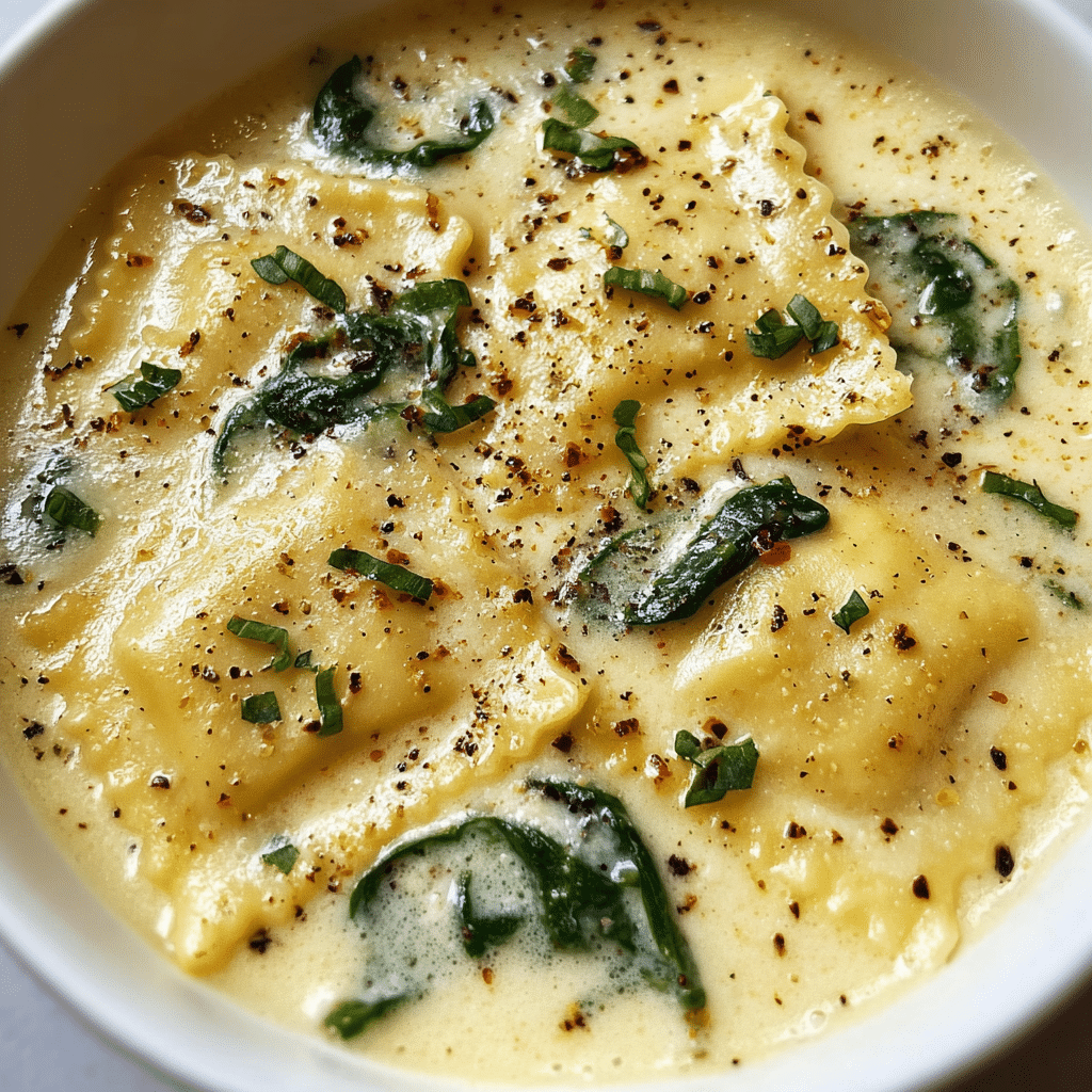 Alfredo Lasagna Soup Recipe - Recipe Image