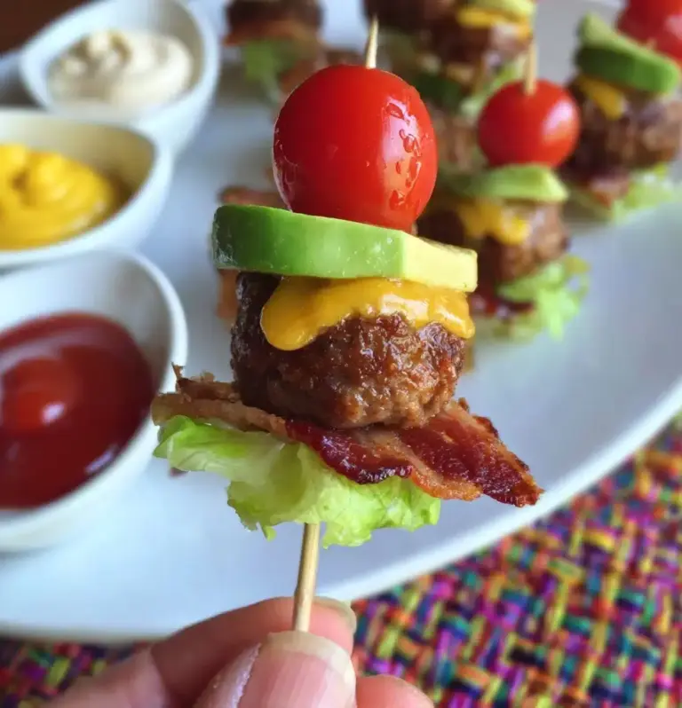 Bacon Cheeseburger Meatballs Recipe